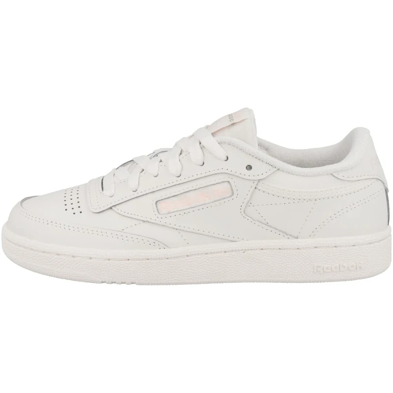 Reebok Women's Club C 85 Sneaker, Chalk Chalk Porpnk, 4 UK