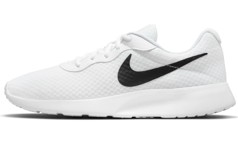 NIKE Men's Tanjun Sneaker, White Black Barely Volt, 6.5 UK