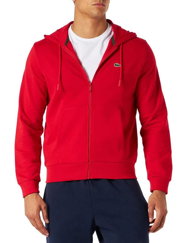 Lacoste Men's sweatshirts, Red, 6X-Large