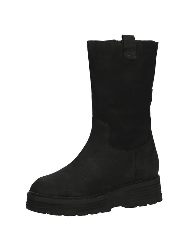 CAPRICE Women's 9-9-26402-29 Half Length Boots, Black Nubuck, 6 UK