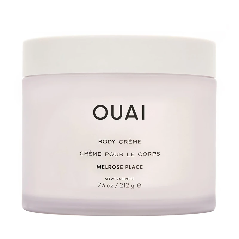 OUAI Body Cream, Melrose Place - Hydrating Whipped Body Cream with Cupuaçu Butter, Coconut Oil and Squalane - Softens Skin and Delivers Healthy-Looking Glow - Sulfate Free Skin Care (7.5 Oz)