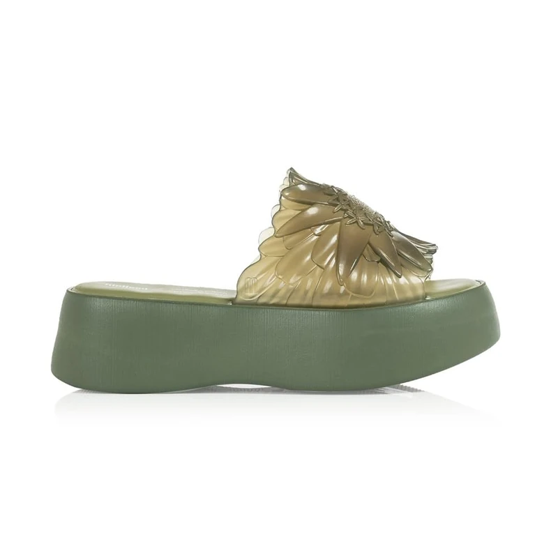 melissa Women's Becky Panc + Isabela E Girls' Wedge Sandals, Green, 6.5 UK
