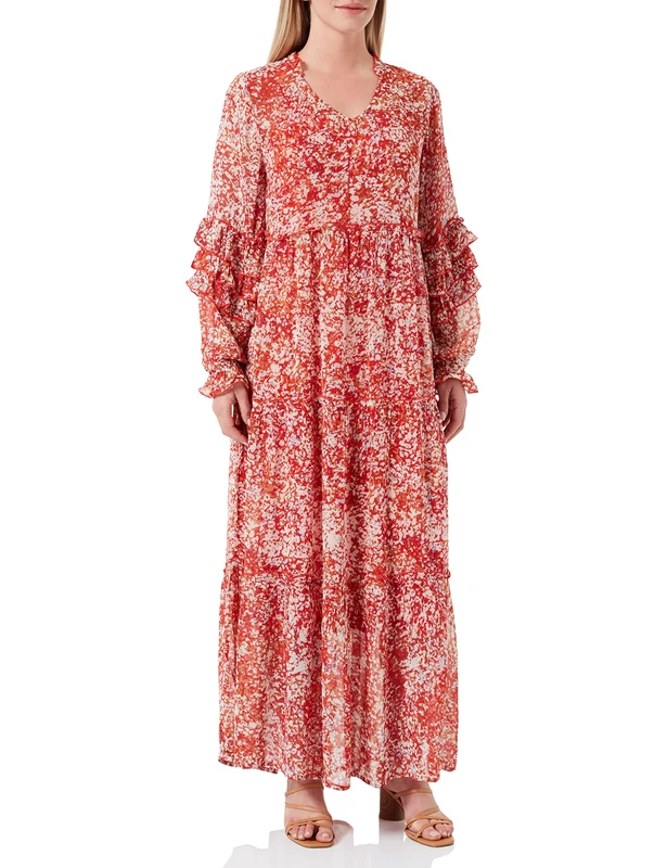 Cream Women's Crleona Dress Casual, Red, 10