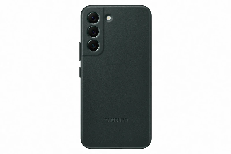 Samsung Official S22 Leather Cover Green