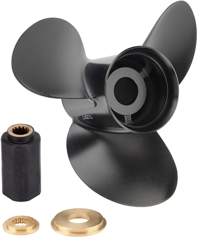 MiBarco 13 1/4x17-K Aluminum Propeller for Evinrude40-140Hp Outboard Engine,13 Tooth, RH