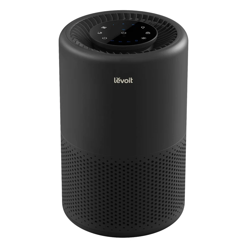 LEVOIT Smart WiFi Alexa Control, Covers up to 916 Sq.Foot, 3 in 1 Filter for Allergies, Pollutants, Smoke, Dust, 24dB Quiet, Core 200S-P, Black