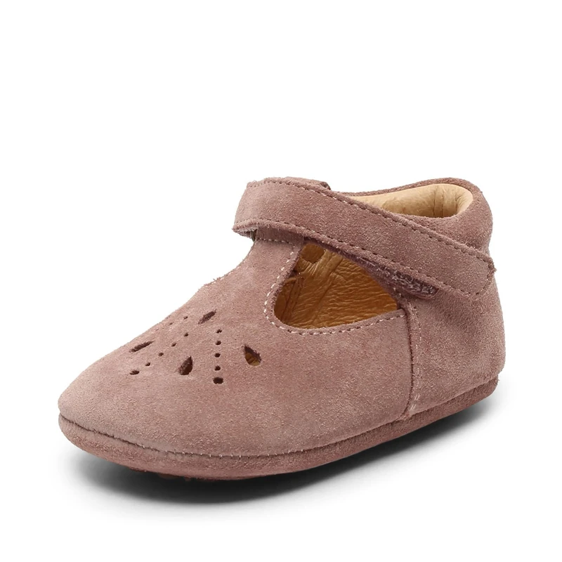 bisgaard Boy's Girl's Bloom First Walker Shoe, Rose, 3.5 UK Child