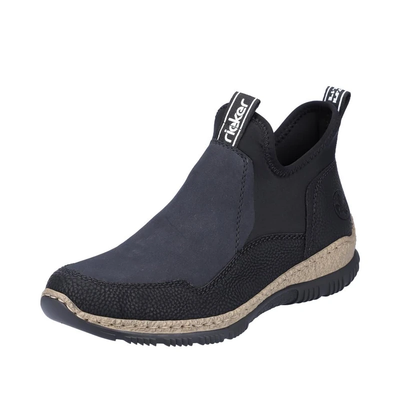 Rieker Women's Ankle Boots N3275, Women's Ankle Boots, Black, 4 UK