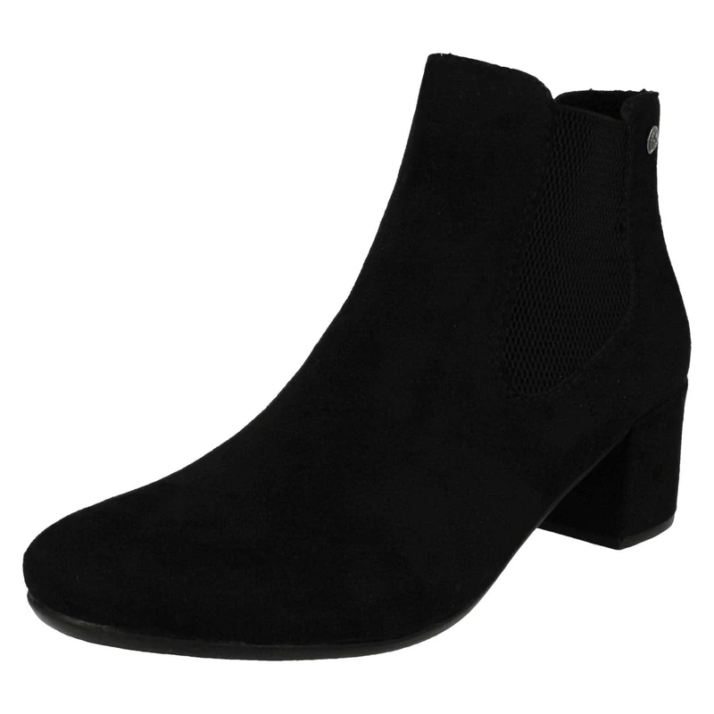 Rieker Ladies Dress Boots with Fleece Lining 70284-00 - Black Synthetic - UK Size 7.5 - EU Size 41 - US Size 9.5