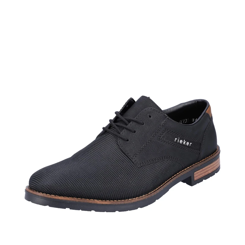 Rieker Men's 14614 Lace-Up Shoes, Black 00, 8 UK
