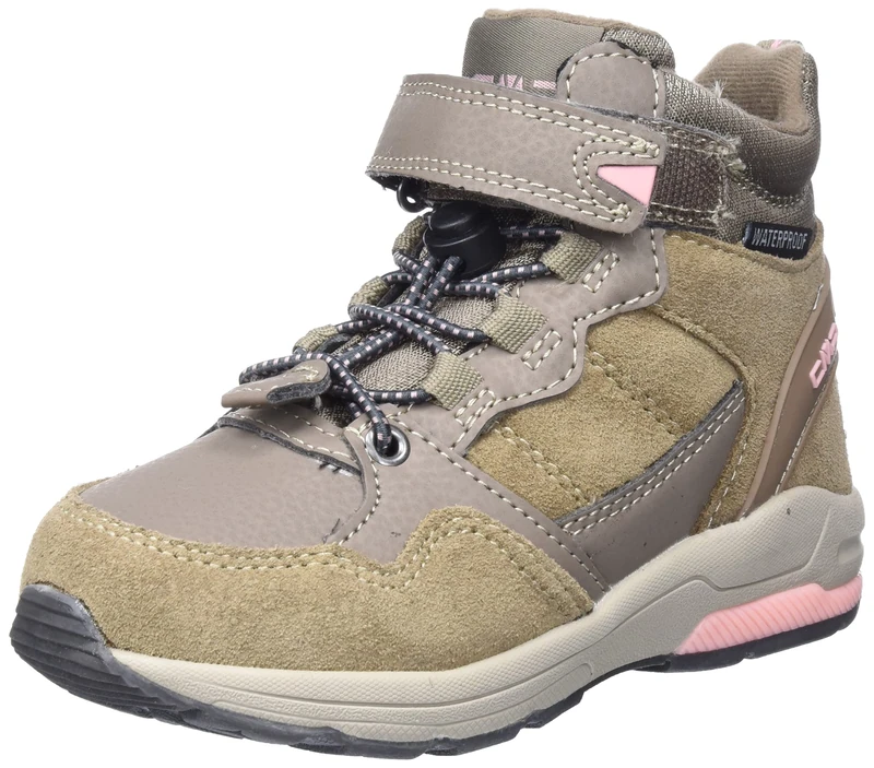 CMP Unisex Children's Hadil Leather Wp Urban Shoes Trainers, Cenere, 3.5 UK