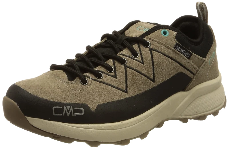 CMP KALEEPSO Low Hiking Shoe WP Men's, Grey Beige Cenere Vetro, 5 UK