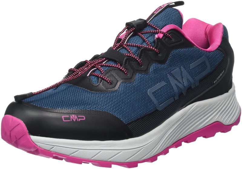 CMP Women's Phelyx Wmn Wp Multisport Shoes Gymnastics Shoe, Blue Ink Fucsia, 8.5 UK