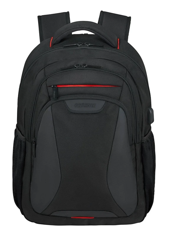American Tourister AT Work - 15.6 inch laptop backpack Eco USB, 45 cm, 25 L, black (bass black)