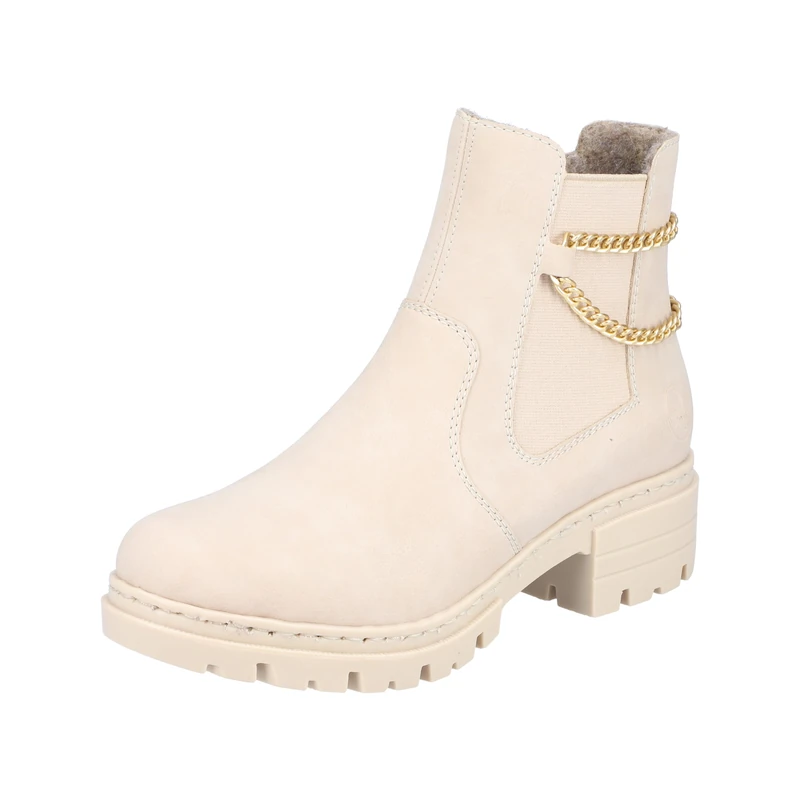 Rieker Women's 76862Chelsea Boots, beige, 6.5 UK
