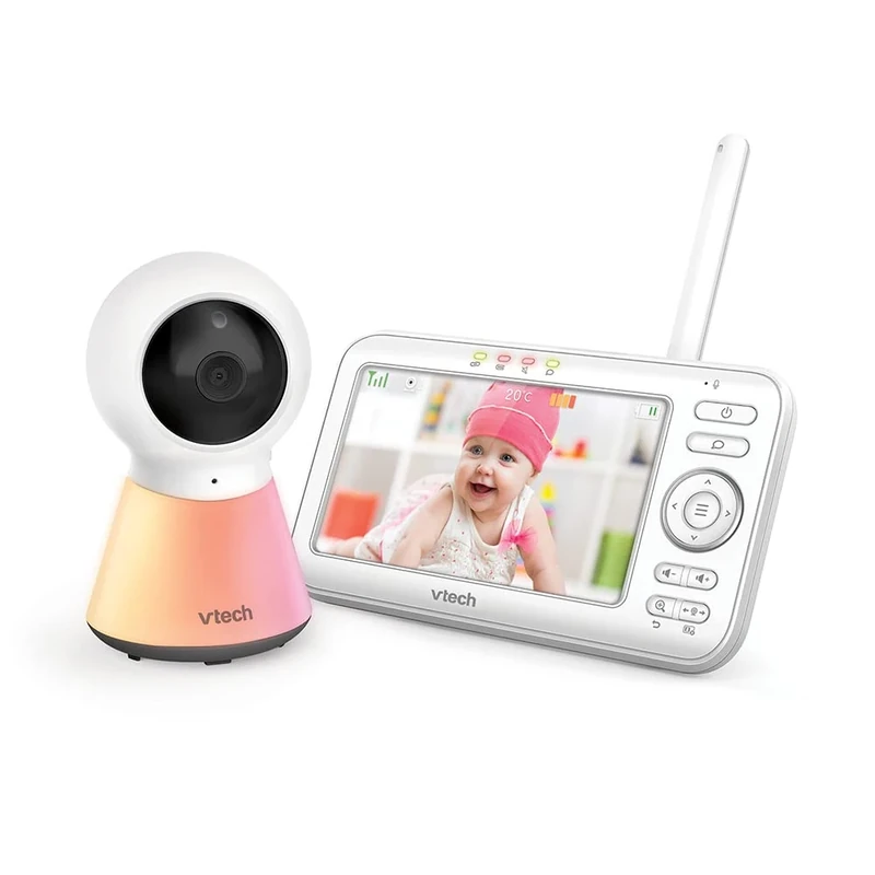 Vtech - BM5254 - indoor - Video Babyphone Color Night Light -720p - 5'' screen - Night light and Lullabies - FR version