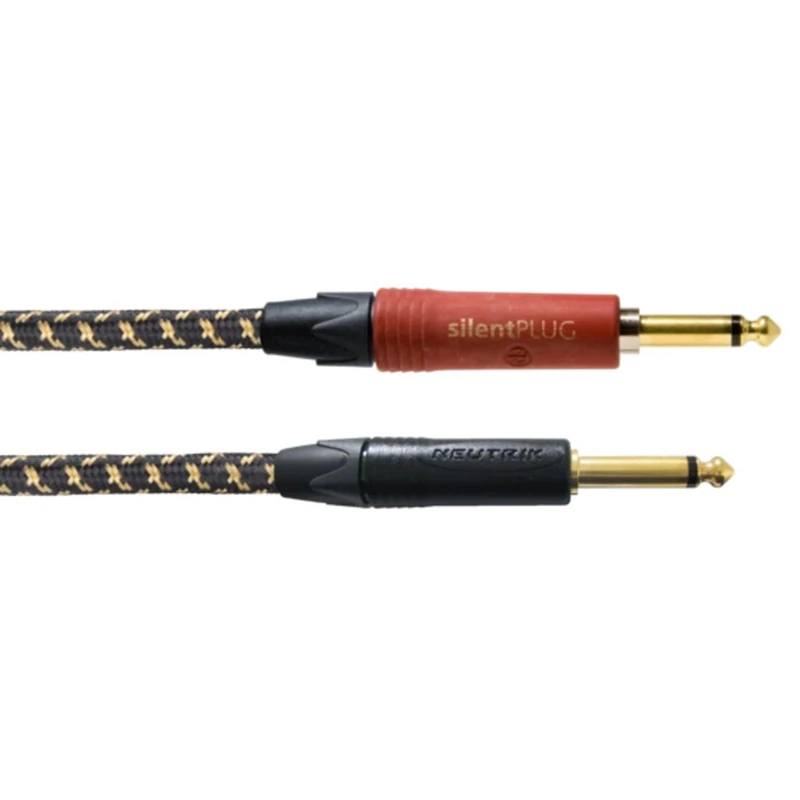 Cordial Guitar Cable Jack Silent Tweed 25th Vintage 3 m
