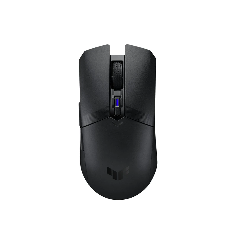 ASUS TUF Gaming M4 Wireless Gaming Mouse, dual wireless modes, Bluetooth/RF 2.4 GHz, 12,000 DPI Optical Sensor, 6 Programmable Buttons, PBT top cover with ASUS Antibacterial Guard, Black