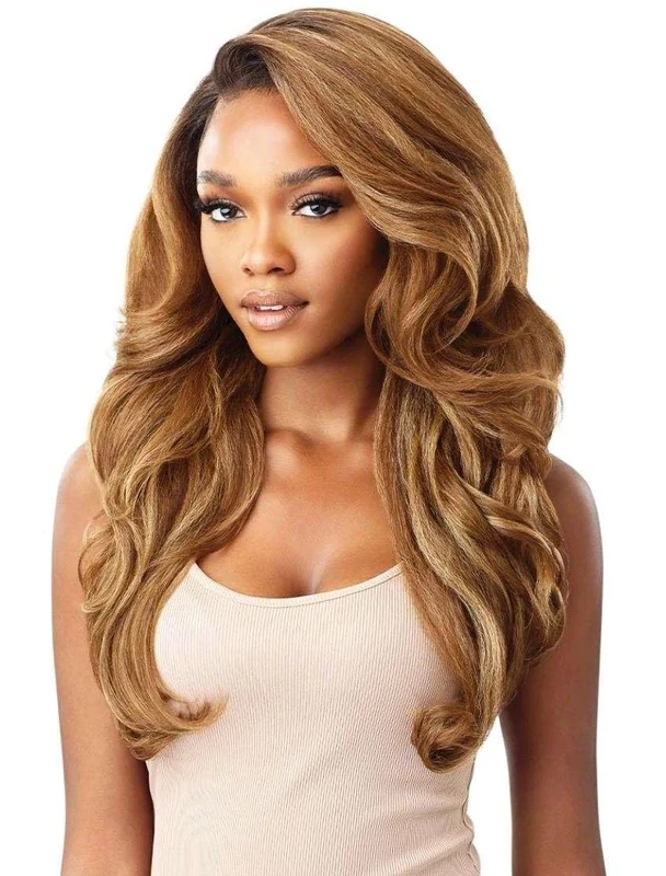Outre Perfect Hair Line Synthetic 13x6 Faux Scalp Lace Front Wig - JULIANNE 24 (2 Dark Brown)