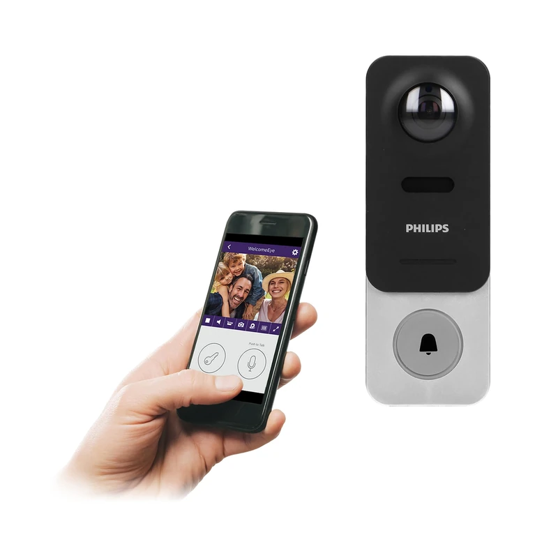 Philips WelcomeEye Link, Wireless Smart Video intercom with WiFi for Rechargeable Battery, 531134 Philips Poland 5908254811586 - Image 1