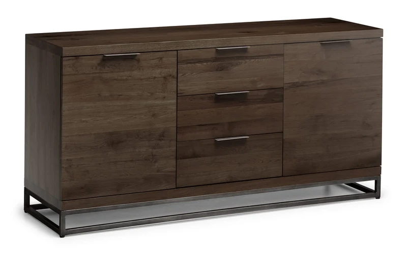 Julian Bowen Brooklyn Sideboard, Dark Oak