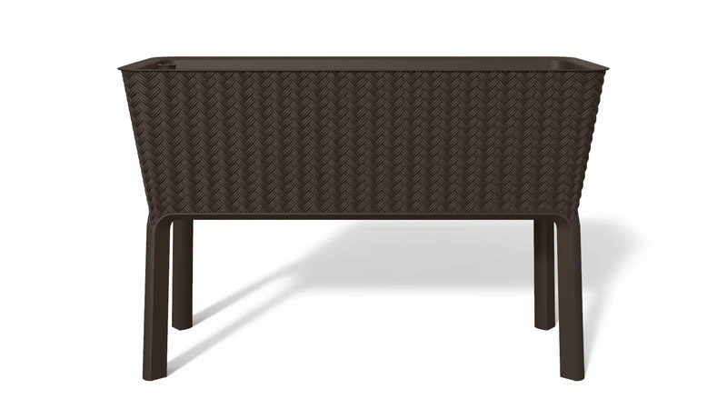 Keter Splendor Graphite Planter 114 x 49.3 x 75.7 cm, Brown, L - Image 1