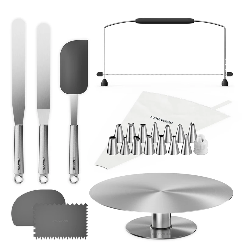 Kenwood KWSD100 Decorating Set, Stainless Steel