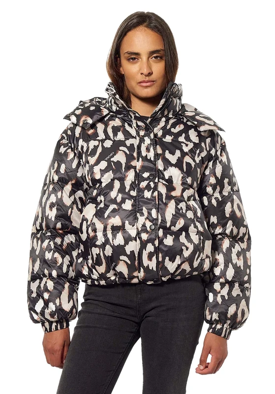 Kaporal Women's Jacket-Model Daily-Colour Black/Beige-Size XL, Blabei