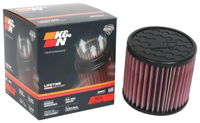 K&N Engine Air Filter: High Performance, Premium, Washable, Replacement Filter: Compatible with 2021 Ford Bronco, E-0634