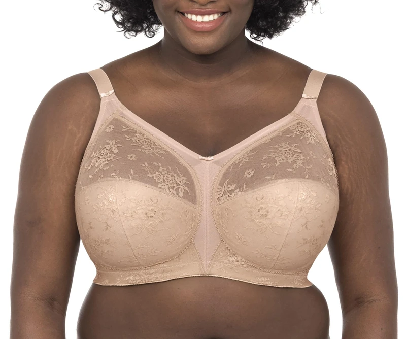 GODDESS Verity Non Wired Full Cup Bra (46E, Fawn)