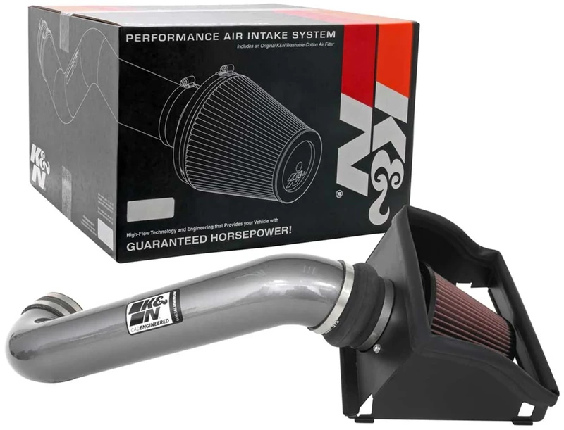 K&N Cold Air Intake Kit: High Performance, Increase Horsepower: Compatible with 2021 FORD F150, 77-2616KC