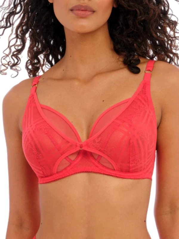 Freya Fatale High Apex Bra Chilli Red Red 34G - Image 1