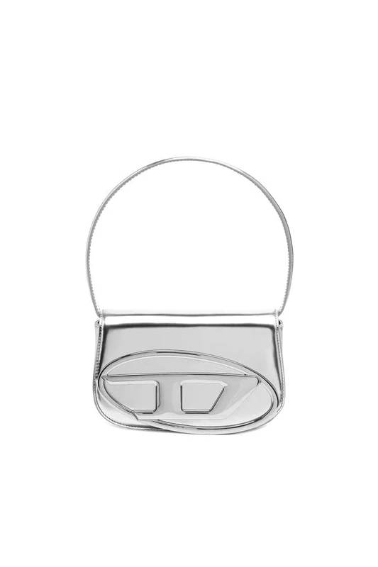 Diesel Unisex's 1dr Shoulder Bag, Silver, ESTÁNDAR