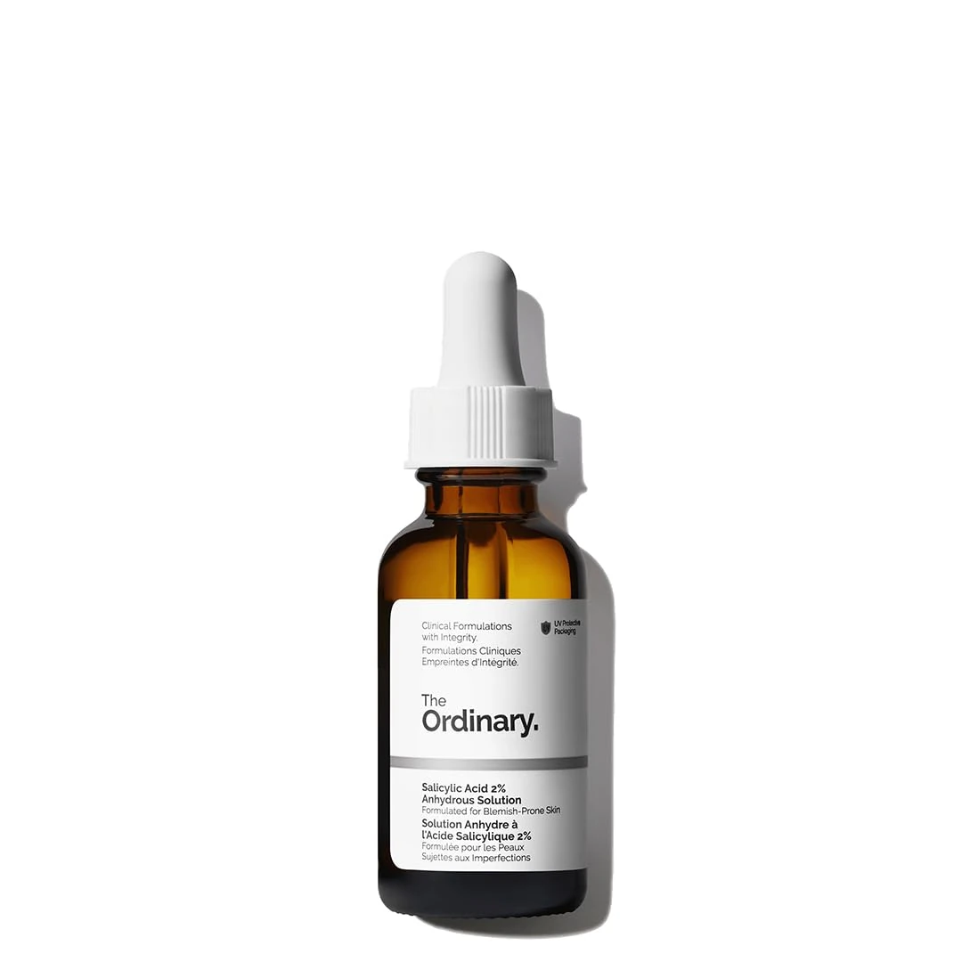 The Ordinary Salicylic Acid 2% Anhydrous Solution, Gentle Exfoliating Serum for Blemish-Prone Skin and Uneven Texture, 30ml