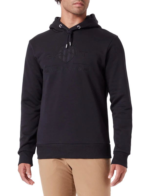 GANT Men's jumper, black, S