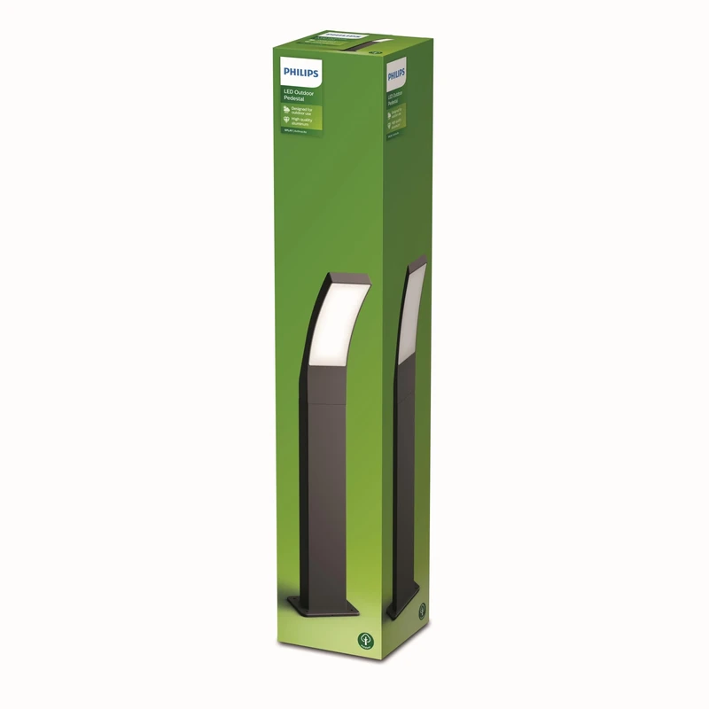 Philips LED Splay Outdoor Path Light [Cool White 4000K - 12W] IP44 Water Resistant. For Garden, Terrace, Walkway, Driveway Lighting