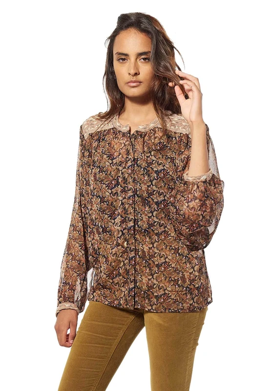 Kaporal Women's Shirt NETY Model Kakao-Size XS, Kakao, L - Image 1
