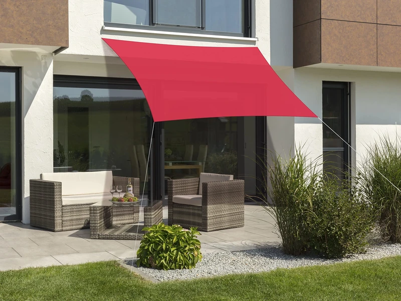 Schneider Lanzarote Sun Sail Red 300 x 250 cm Rectangular 242-77 Polyester 0.7 kg