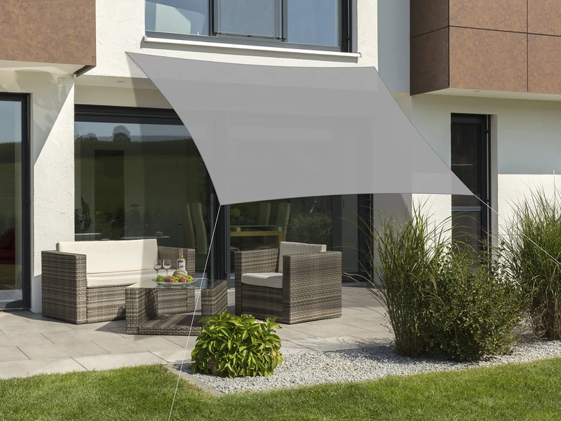 Schneider Lanzarote Sun Sail Awning - Silver Grey 360x360 cm