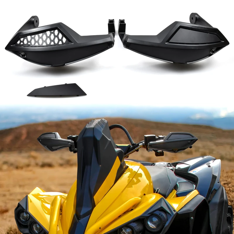 SAUTVS Handguards Protector Wind Deflector for Can Am Outlander 13-24, Handlebar Guard Air Deflector Hand Guards W/Mount Kit for Can-Am Outlander Renegade 2013-2024 Accessories, Replace# 715001706