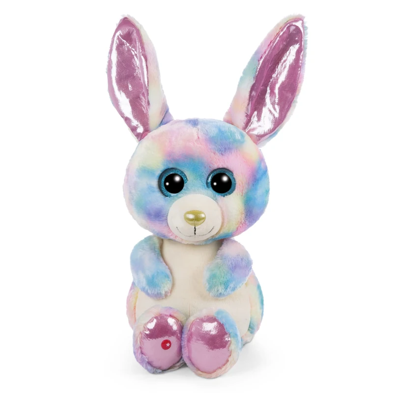 NICI Glubschis: The Original – Glubschis Bunny Rainbow Candy 45cm – Stuffed Animal Rabbit with Big, Glittery Eyes – Fluffy Soft Toys for Cuddly Toy Lovers - Image 1