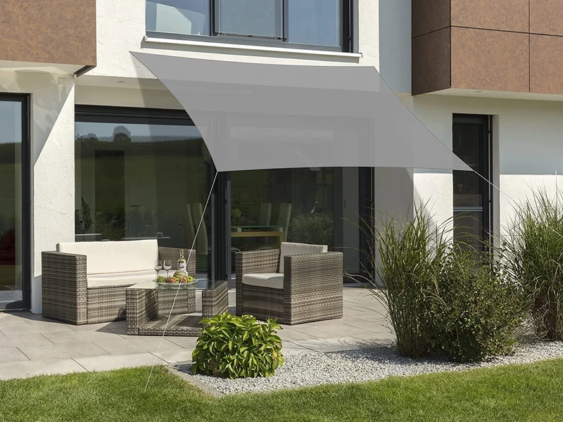 Schneider Tenerife Sun Sail, Silver Grey, 360 x 250 cm, Rectangular, 234-02, HDPE Fabric, 1.6 kg