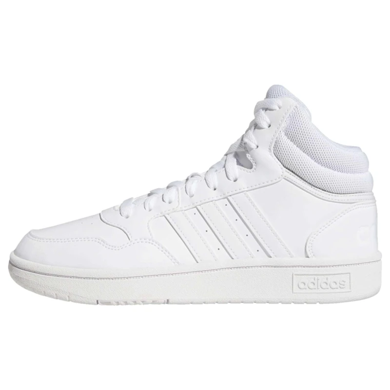 adidas Women's Hoops 3.0 Mid Classic Shoes, Cloud White/Cloud White/Dash Grey, 4 UK
