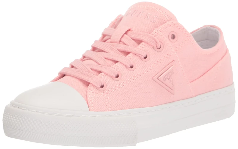 GUESS Women's Pranze Sneaker, Light Pink, 6.5 UK