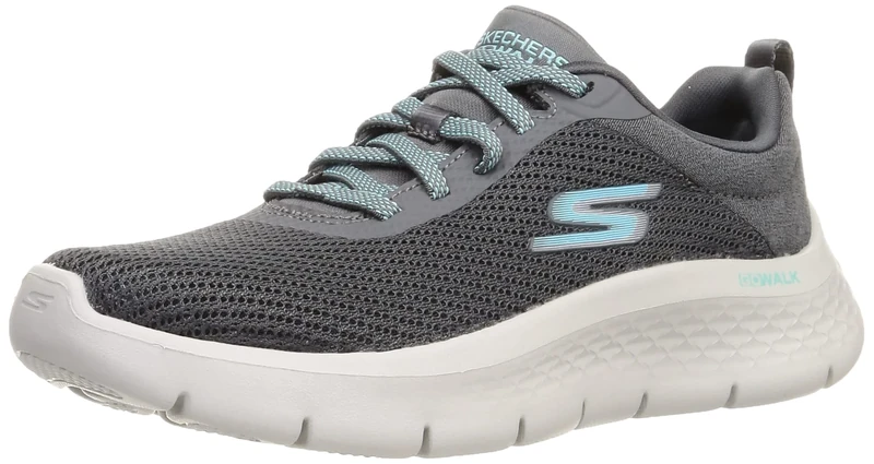 Skechers Women's GO Walk Flex Sneaker, Charcoal, 3 UK