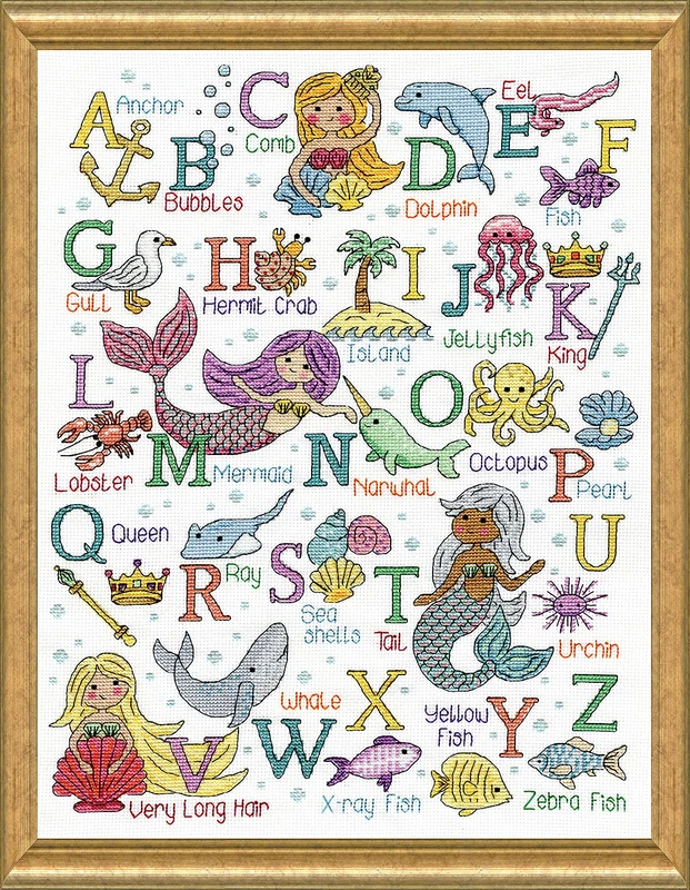 Designworks Ink Counted Cross Stitch MERMD ABC