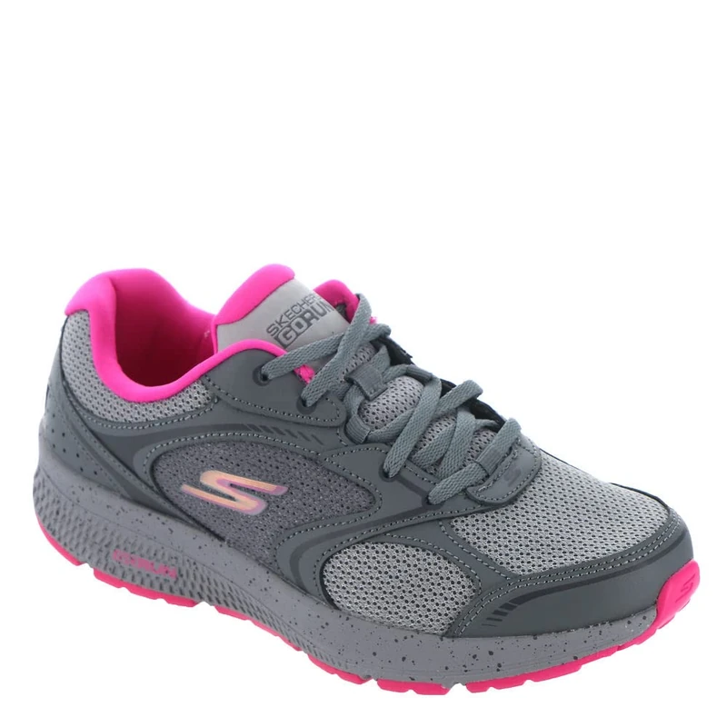 Skechers Women's Go Run Consistent-Vivid Horizon Sneaker, Gray, 6.5 UK