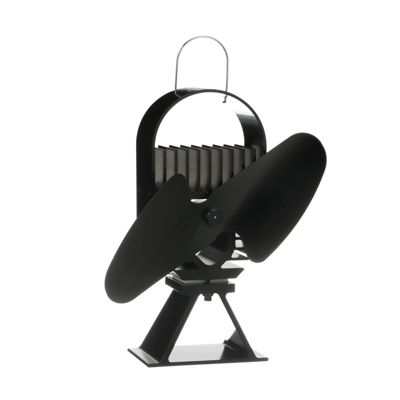 Ecofan AirDeco II Heat Powered Stove Fan - Powerful Modern Design, Low Start Temperature Technology Ideal for Wood, Gas, Pellet & Soapstone Stoves - Circulates Warm Air Efficiently & Reduces Fuel Cost