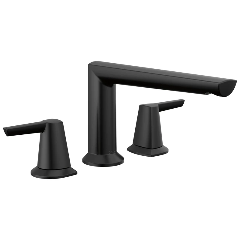 Delta Faucet T2771-BL Galeon Tub Filler, Matte Black
