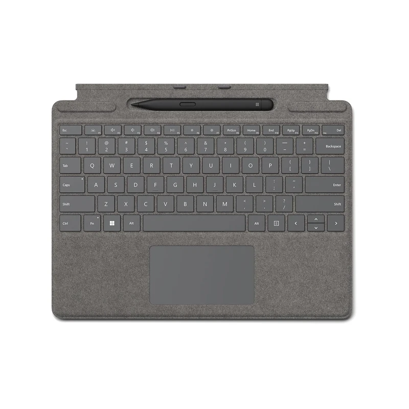 Microsoft Surface Pro 8/X Cover Alcantara + Pen - Platinum